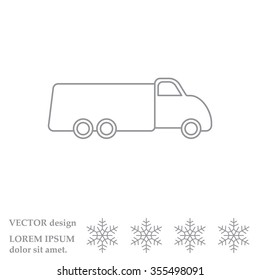 truck line icon