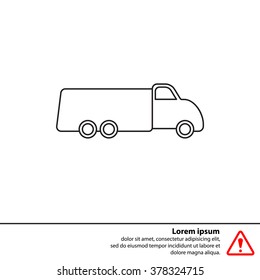 truck line icon