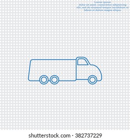 truck line icon