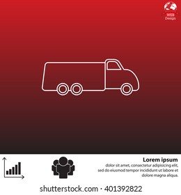truck line icon