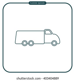 truck line icon