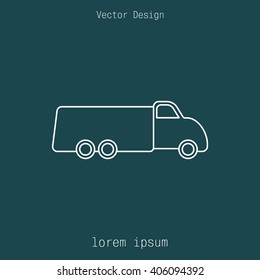 truck line icon