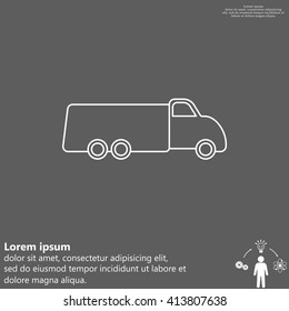 truck line icon