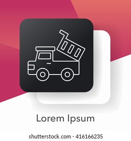 truck line icon
