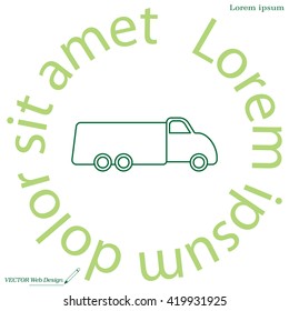 truck line icon