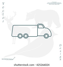 truck line icon