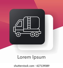 truck line icon
