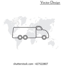 truck line icon