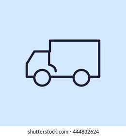 Truck Line Icon