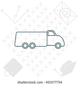 truck line icon