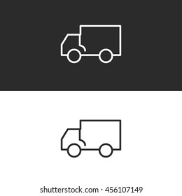 truck line icon