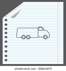 truck line icon