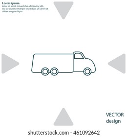 truck line icon