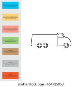 truck line icon