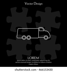 truck line icon