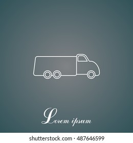truck line icon