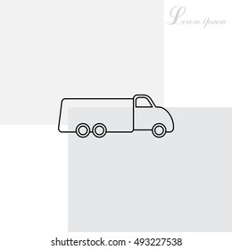 truck line icon