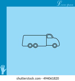 truck line icon
