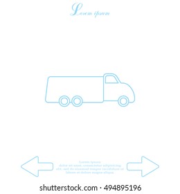 truck line icon