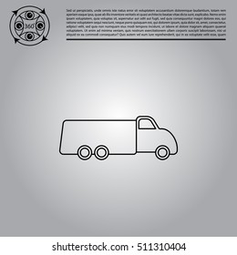 truck line icon