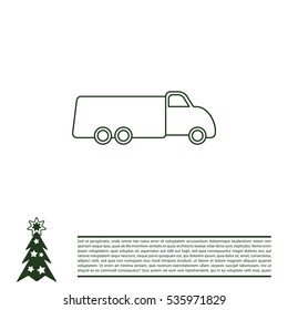 truck line icon