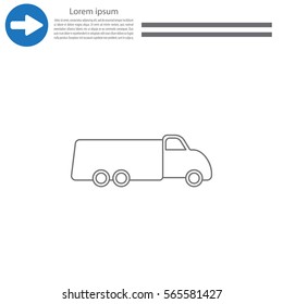 truck line icon