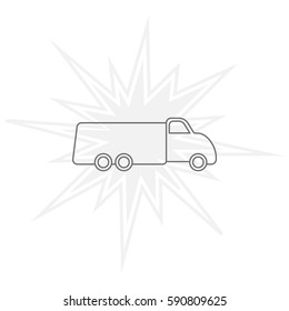 truck line icon