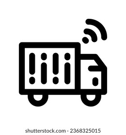 truck line icon. vector icon for your website, mobile, presentation, and logo design.