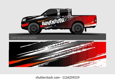 truck livery design vector