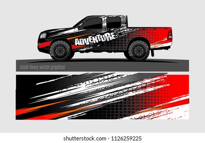 truck livery design vector