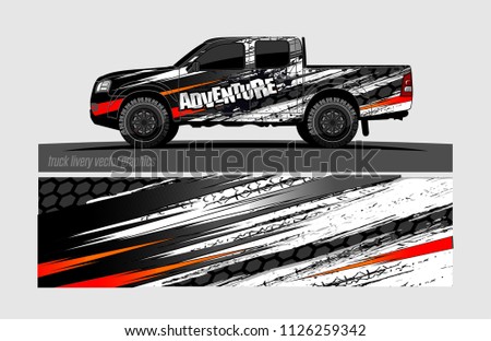 truck livery design vector