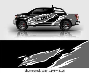 Truck livery design. wrap, sticker, decal design for truck branding, services, and company.