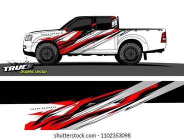 truck livery graphic vector for vinyl wrap design