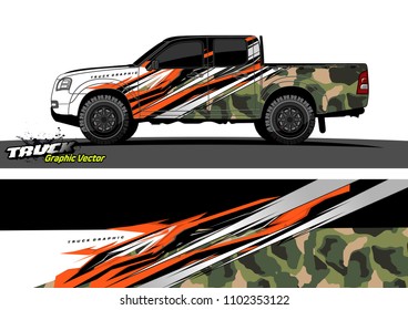 truck livery graphic vector for vinyl wrap design