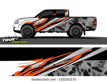 truck livery graphic vector for vinyl wrap design