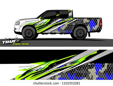 truck livery graphic vector for vinyl wrap design