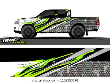 truck livery graphic vector for vinyl wrap design
