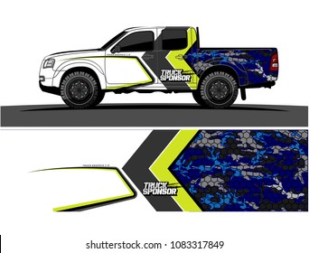 truck livery vector. abstract grunge background design for vehicle vinyl wrap and car branding 