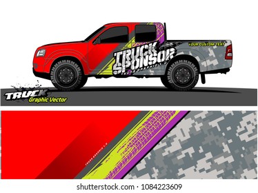 truck livery vector design