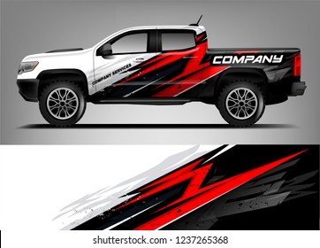 Truck Livery Wrap Design. Car Wrap Decal And Sticker Design.