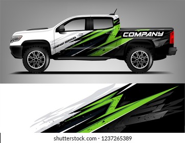 Truck Livery Wrap Design. Car wrap decal and sticker design.