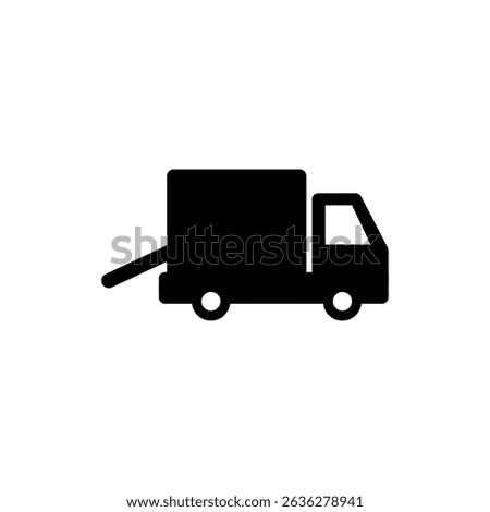 Truck Loading Cargo Ramp for Freight Handling and Transport