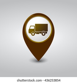 Truck Location Brown Pointer