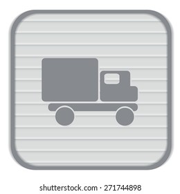 Truck. Logistic icon. Transportation symbol. symbol icon laden truck. carriage of the goods or things