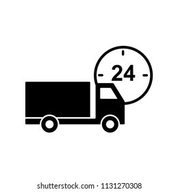truck - logistic icon vector