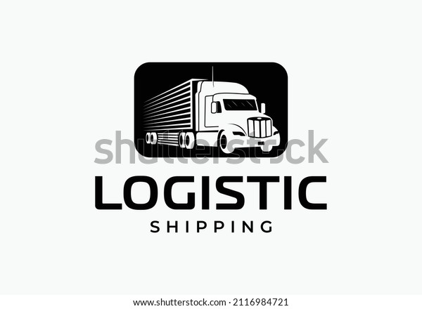 truck logistic logo\
design inspirations