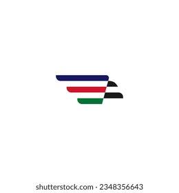 truck and logistics logo concept vector icon