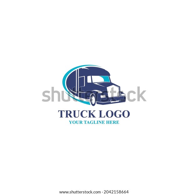 truck logistics logo\
simple and clean