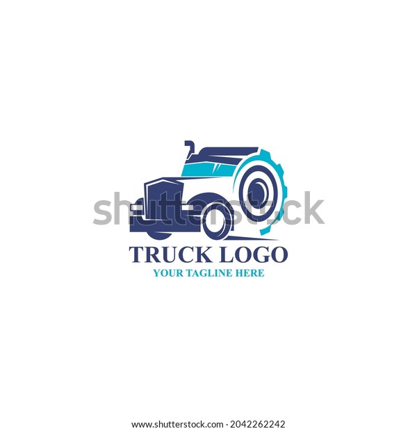 truck logistics logo\
simple and clean