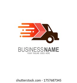 Truck Logo Delivery Company Logo Logistic Stock Vector (Royalty Free ...